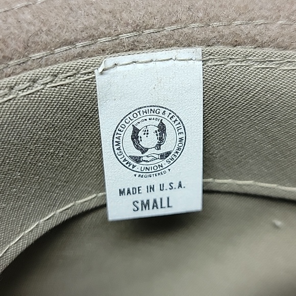 Men's Vintage Custom Made Bee Hats Fedora tan brown - Picture 5 of 6